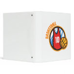Basketball Team Vinyl Binder