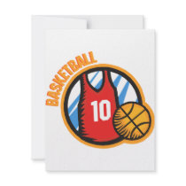 Basketball Team Custom Invite