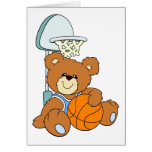 Basketball Teddy Bear cards