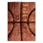 basketball - thank you for the game card