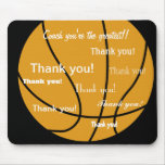 Basketball Thank You Gifts Mouse Pad