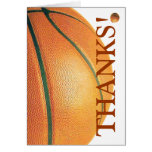 Basketball-Thanks! Greeting Cards