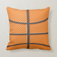 Basketball Throw Pillow