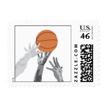 Basketball Tip Off T-shirts and Gifts Postage Stamp