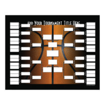 Basketball Tournament Bracket posters