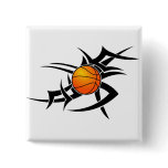 Basketball Tribal Button