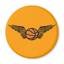 basketball. tribal. magnets by asyrum basketball. tribal. magnets