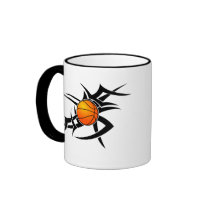 Basketball Tribal Mug mugs