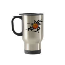 Basketball Tribal Travel Mug