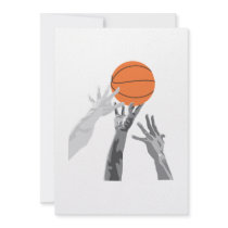 basketball up for grabs vector design personalized invitations