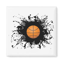 Basketball Urban Style Refrigerator Magnets