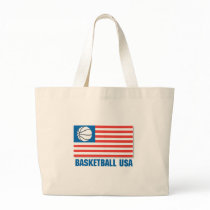 basketball usa flag bags