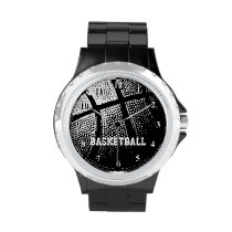 Basketball watch | Personalizable with name at Zazzle