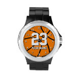 Basketball watch with custom number and name