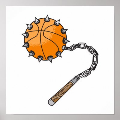 basketball whip mace posters by doonidesigns