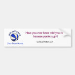Basketball - White/Blue Bumper Stickers