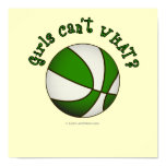 Basketball - White/Green Posters