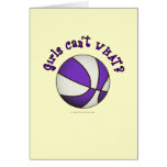 Basketball - White/Purple Card