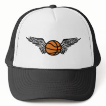 basketball. winged. mesh hats