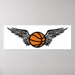 basketball : wings print