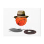 Basketball With Fedora and Whip Post Cards