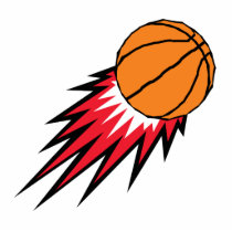 basketball with spikes design photo cutouts