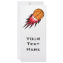 basketball with spikes design personalized rack card