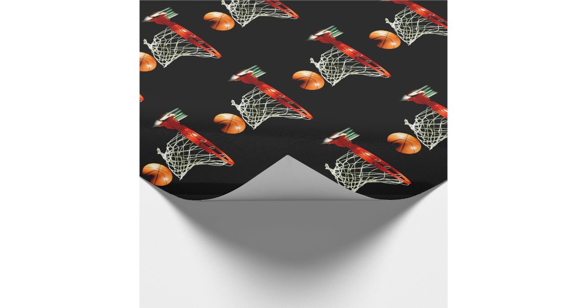 Basketball Wrapping Paper Zazzle