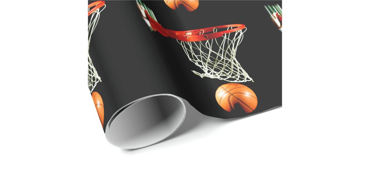 Basketball Wrapping Paper Zazzle