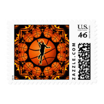 Basketballs and Player Postage