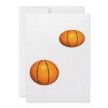 Basketballs Custom Invitations