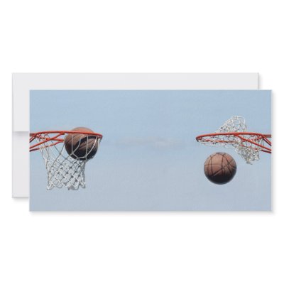 Basketballs! Customized Photo Card by deemac1