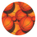 Basketballs Stickers by mrssocolov2 Basketballs Stickers