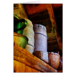 Baskets and Barrels in Attic Greeting Cards