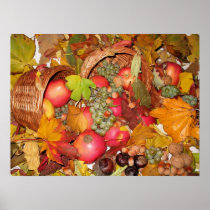 Baskets full of Autumn Posters