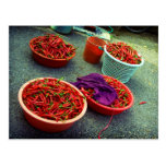 Baskets full of Chili, Waegwan, South Korea Postcards