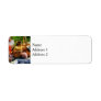 Baskets of Yarn at Flea Market Custom Return Address Label
