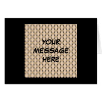 BASKETWEAVE ~ Customize Yourself! Greeting Cards