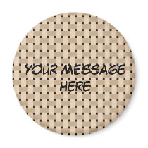 BASKETWEAVE ~ Customize Yourself! Fridge Magnet