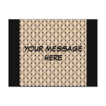 BASKETWEAVE ~ Customize Yourself! Post Cards