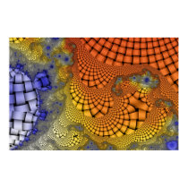 BasketWeave Fractal posters
