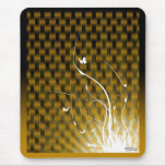 Basketweave Jungle Mousepad (gold) Basketweave Jungle Mousepad (gold)