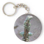 Basking Iguana Keychain