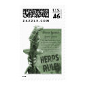 Basking Iguana Postage Stamps