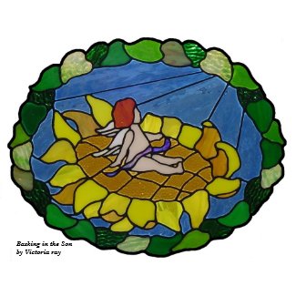 Basking in the Sun print