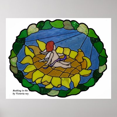 Basking in the Sun Print by victoriaray