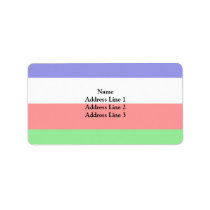 Basotho National Party, Colombia Political Custom Address Label