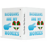 Basquans are my Homies Vinyl Binder