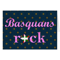 Basquans Rock - Cute Pink Cards