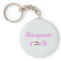 Basquans Rock - Cute Pink Keychain